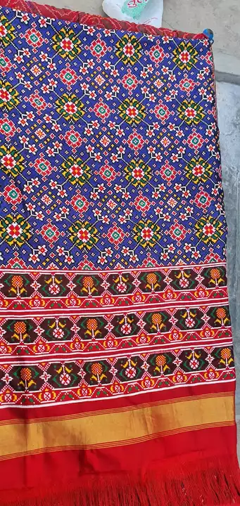 Dabble Iket patola saree  uploaded by business on 12/3/2022