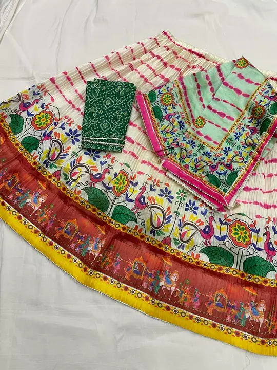 Rajasthani Rajputi Lahnga kurti Suit uploaded by Fatma Textile on 12/3/2022
