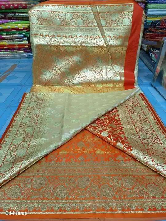 Post image 𝙿𝙰𝚃𝙻𝙸 𝙿𝙰𝙻𝙻𝚄
🍁‌puri mina  banarosi🍁
       🫶 Bridal saree🫶
🍂Traditional quality🍂🫶
🥳All colour and design available🥳
Price 2800/-only💥💥💥💥
𝙱𝙾𝙾𝙺𝙸𝙽𝙶 𝙵𝙰𝚂𝚃