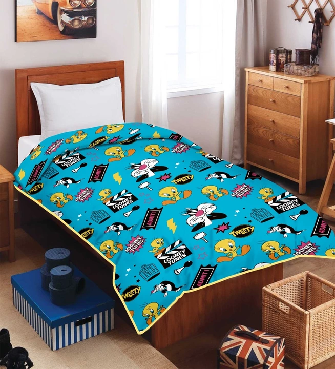 Bed Time - Cotton Printed Dohar Blanket in Single Size uploaded by Jindal Texofab Limited on 12/3/2022