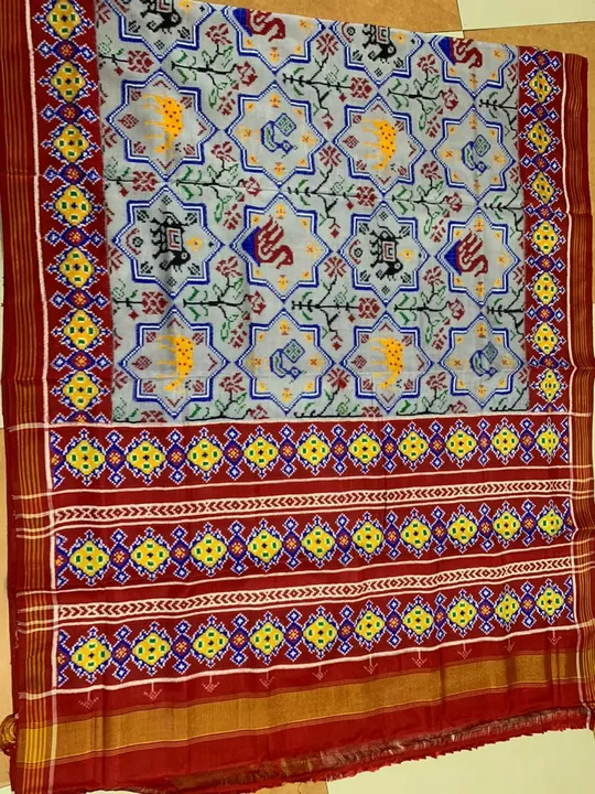 Dabble Iket Patan patola saree uploaded by business on 12/3/2022