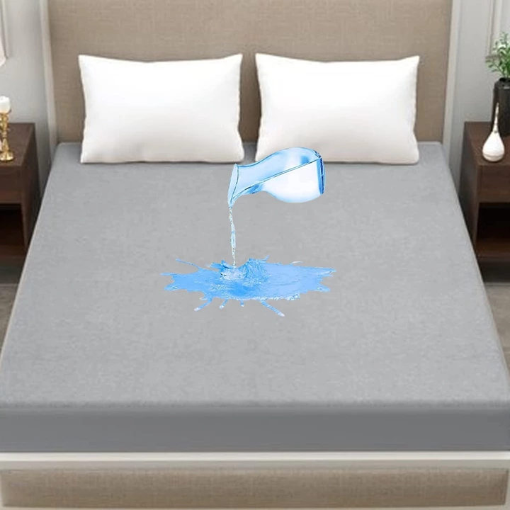 Waterproof Terry Mattress Protector Fitted Style uploaded by Jindal Texofab Limited on 12/3/2022