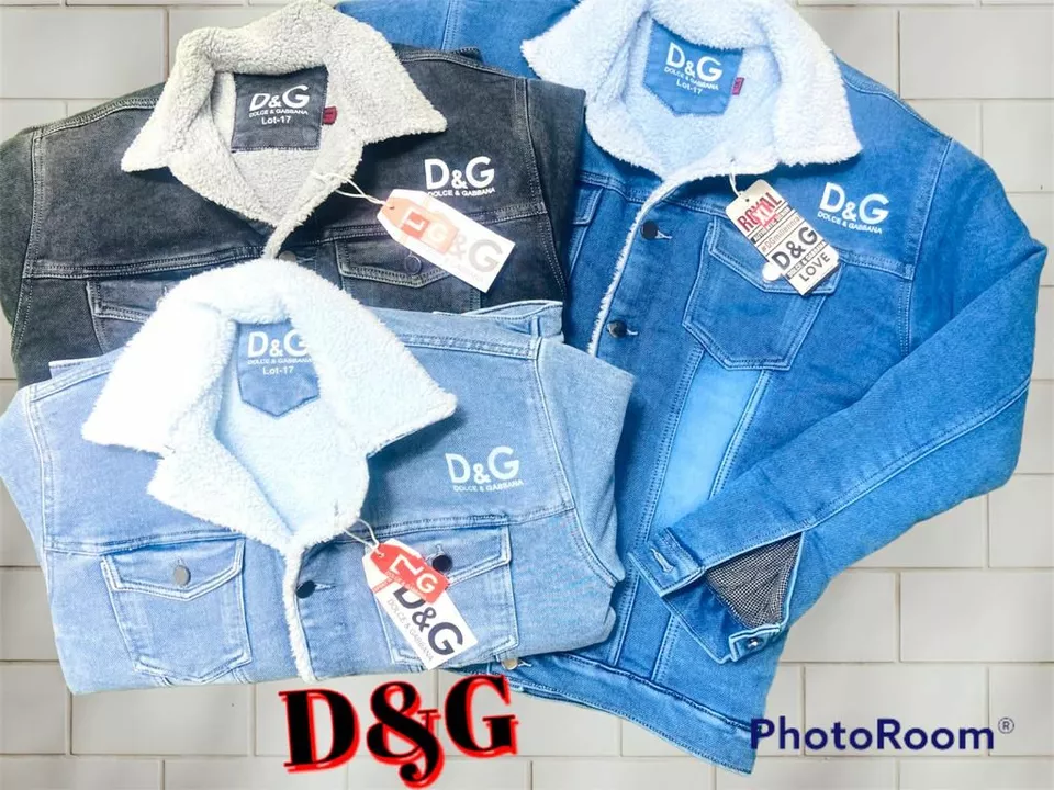 Denim jacket with premium quality fur uploaded by business on 12/3/2022
