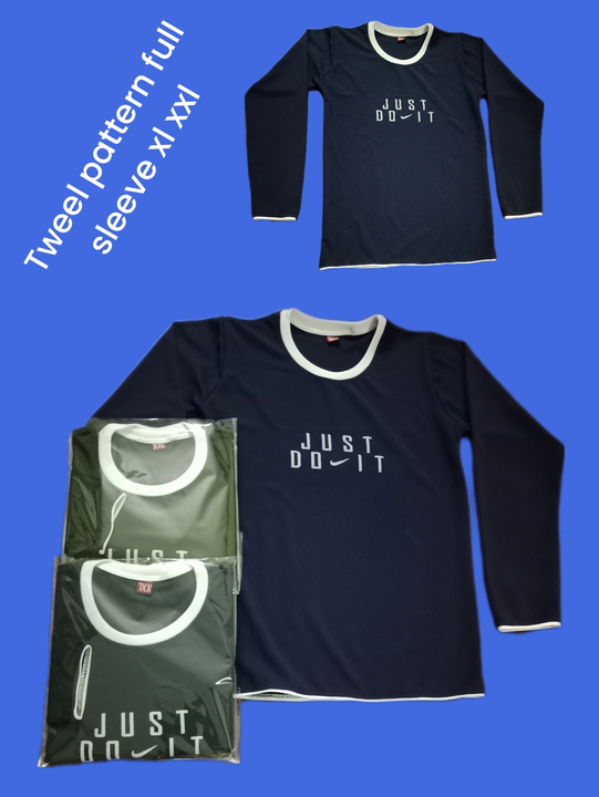 Tweel tshirt Full sleeve  uploaded by Shree Dev kripa garments on 12/3/2022