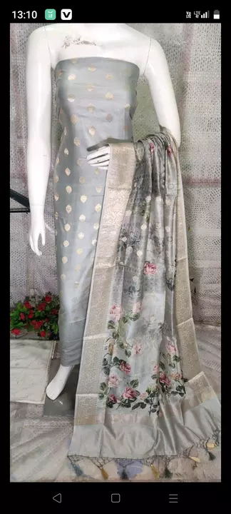 Banarasi silk munga suit quailty west  uploaded by business on 12/3/2022