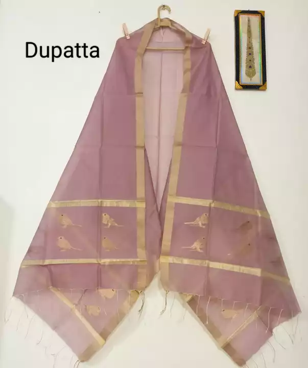 Pure handwoven chanderi traditional dupattas uploaded by Virasat handloom chanderi on 12/3/2022
