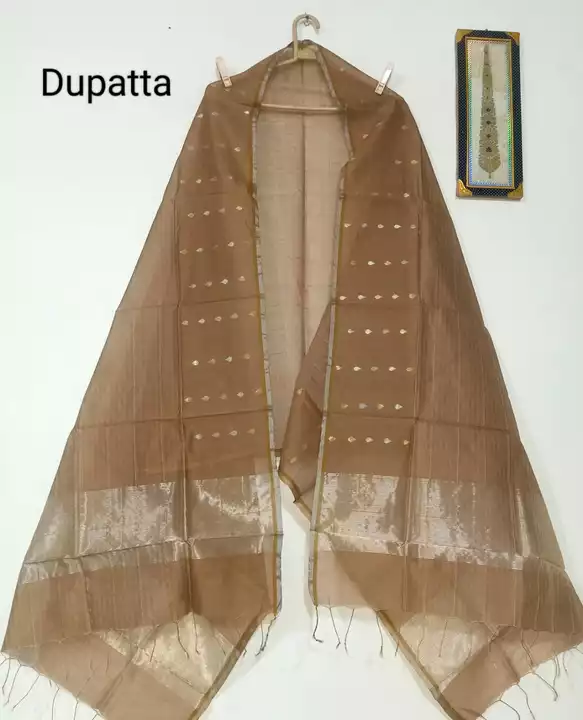 Pure handwoven chanderi traditional dupattas uploaded by Virasat handloom chanderi on 12/3/2022