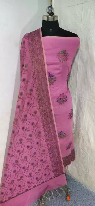 Banarsi coton suit uploaded by Suit vs saree on 12/3/2022
