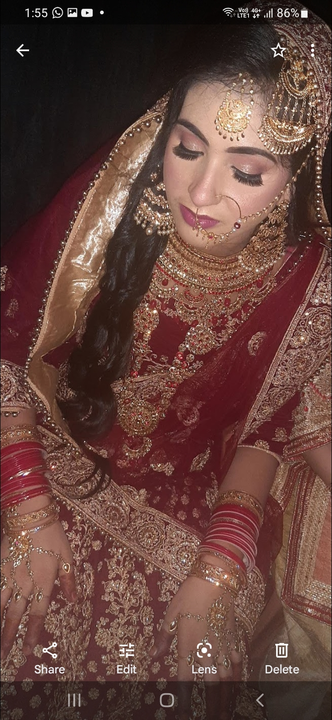Muslim bride makeup  uploaded by Saba makeup artist on 12/3/2022