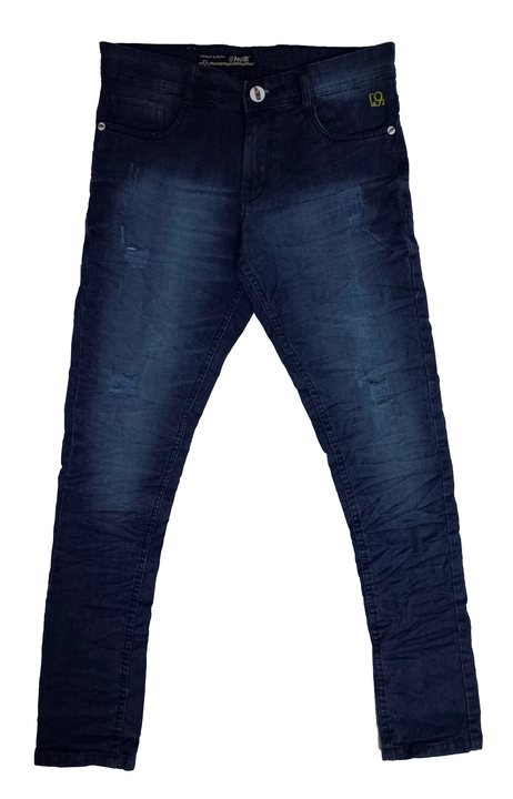 @Nine Knitted Denim Ankle Fit Torn Jeans for men (771038C2) uploaded by BLACK DERBY on 12/3/2022