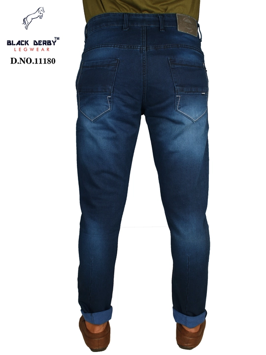 Black Derby Knitted Faded Slim fit Jeans for men (11180C3) uploaded by BLACK DERBY on 12/3/2022