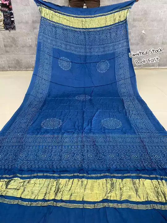 Ajrakh print dupatta uploaded by Rajshi Collections on 12/3/2022