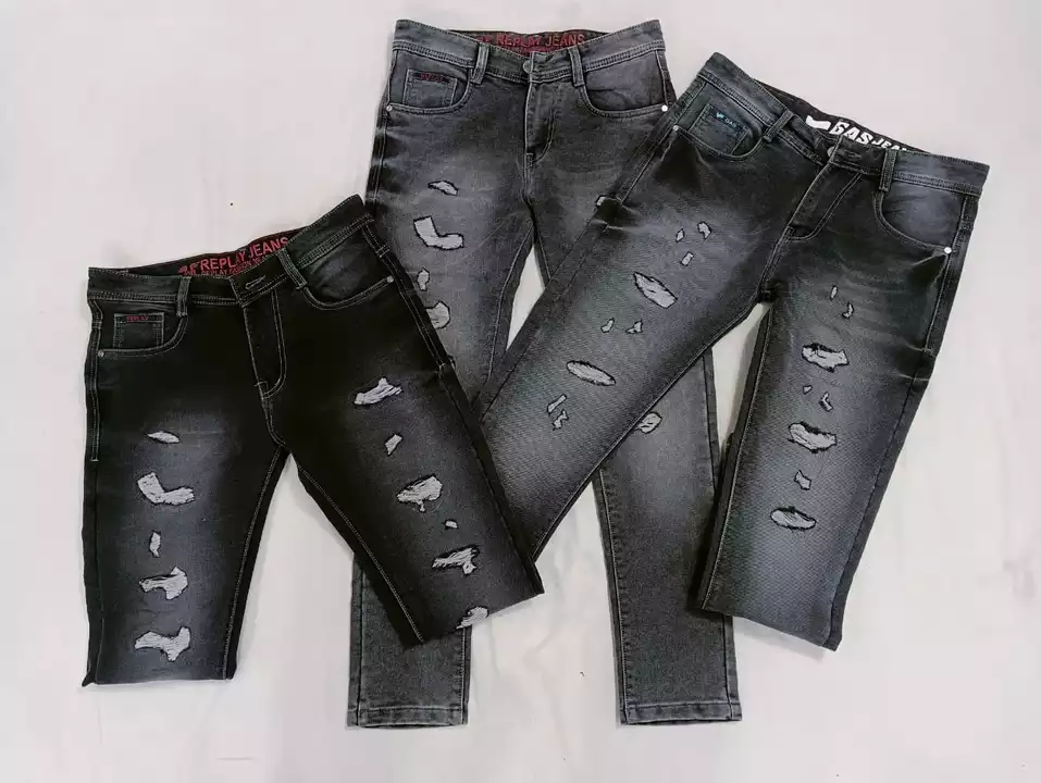 Post image Men's fashionable Dark Grey Damage(laser) jeans
1. Damage jeans
2. Laser jeans
3. Classi jeans
4. Hot jeans
5. Dashing look
