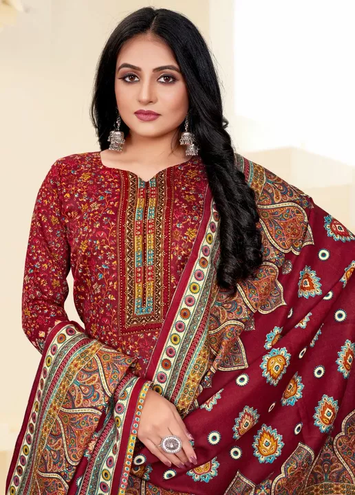 Mahima Pashmina Suit With Shawl uploaded by business on 12/3/2022