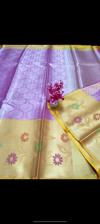 Banarasi pink zari tanchui saree  uploaded by ismaily fabrics on 12/3/2022