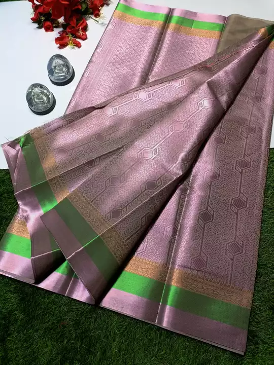 Post image Copper bridal saree