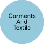 Business logo of Garments and textile