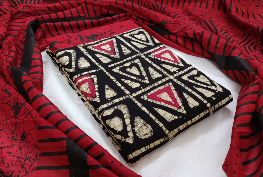 Batik dress material  uploaded by Minerva Creation on 12/4/2022