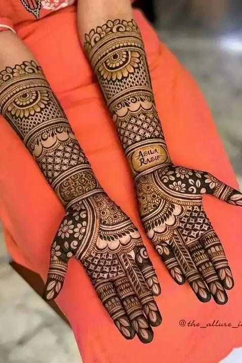 Bridal mehandi design uploaded by Manish mehandi artist on 12/4/2022