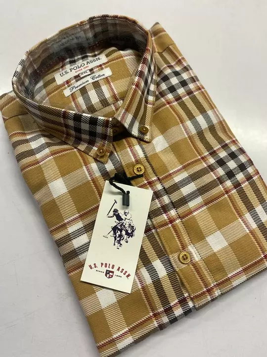 Post image *U.S POLO*

Check shirts

Size   - M L XL XXL
Ratio -  1, 1, 1, 1
Moq  -  50
Price -   330/-

*👉👉Ready For Delivery