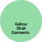 Business logo of Gehne shah garments
