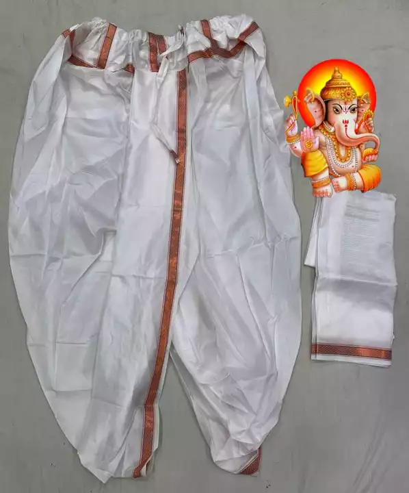 Mens collection Pooja special Dhoti set Available uploaded by SAMARTH PAITHANI WHAT'S UP 8087211077 on 12/4/2022