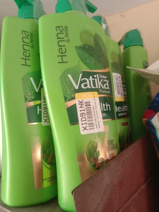 Vatika shampoo bye one get one free mrp 525 uploaded by business on 12/4/2022