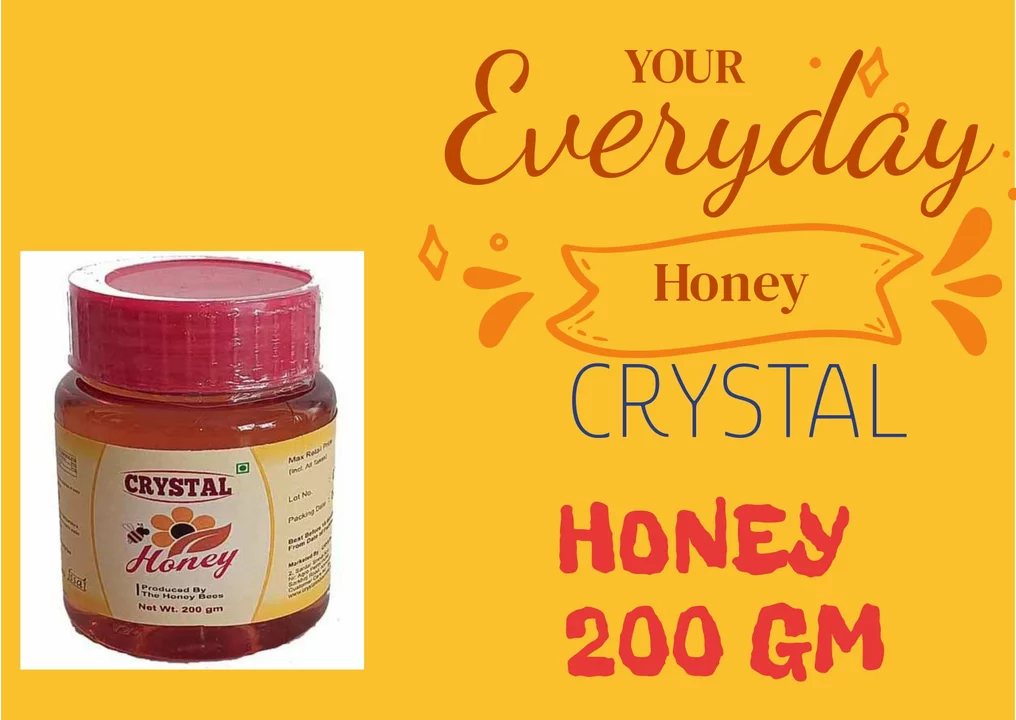 Crystal Everyday Honey 200 gm  uploaded by Crystal India on 12/4/2022