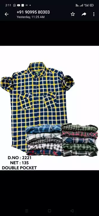 Shirt  uploaded by Kailash cloth on 12/4/2022