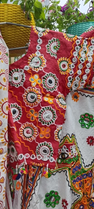 Cotton chaniya choli, camel embroidery work  uploaded by RISE UP on 12/4/2022