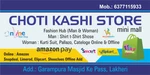 Business logo of choti kashi store