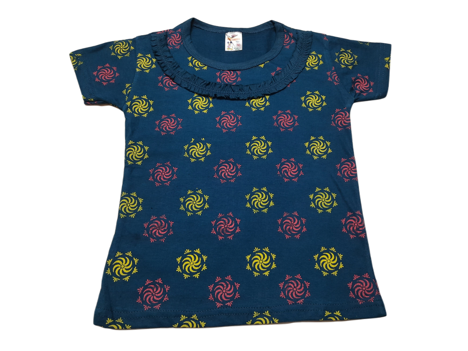 Girls Clothing printed Tshirt  uploaded by Chennai Exporters on 12/4/2022
