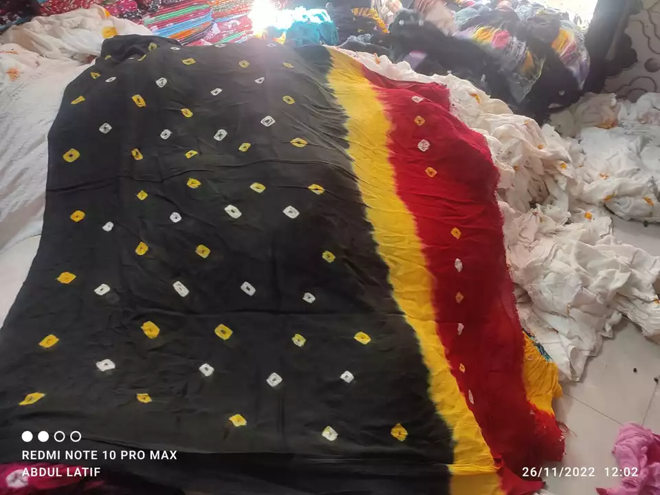 Cotton bandhej dupatta  uploaded by business on 12/4/2022