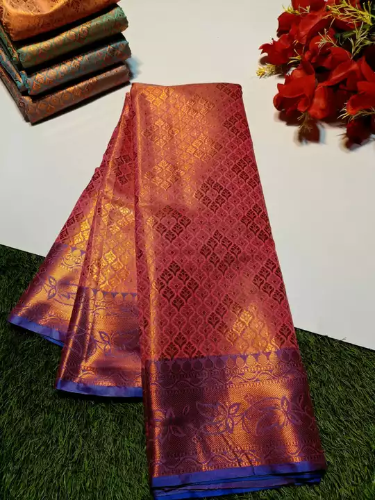 woven Banarsi soft lichi silk saree  uploaded by business on 12/4/2022