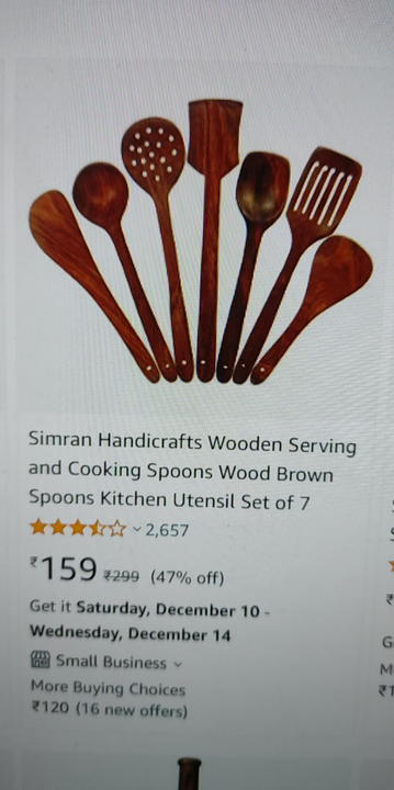 7 wooden tools  uploaded by Sadar bazar delhi 9315440334 on 12/4/2022