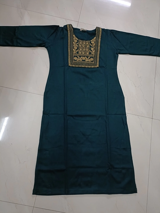 Post image Hey check out my products.woolen Kurtis.