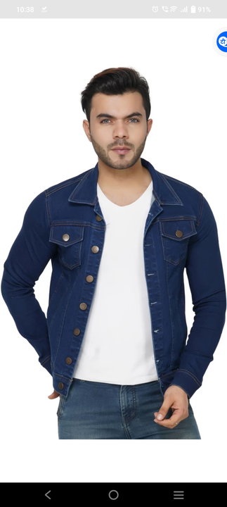 Denim jacket for men  uploaded by Jannat fashion on 12/5/2022