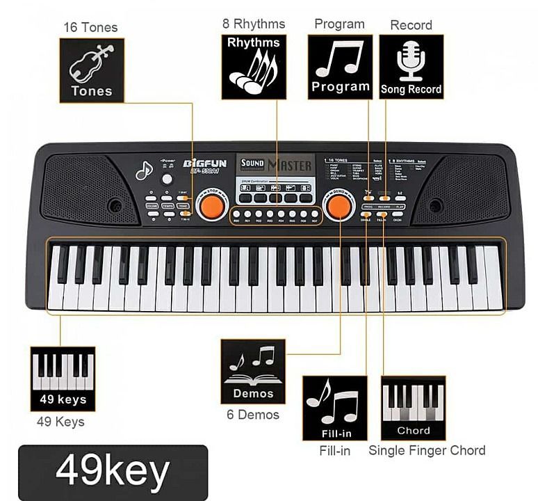 *49keys Electronic Keyboard Piano uploaded by Ahmad Sales on 1/28/2021