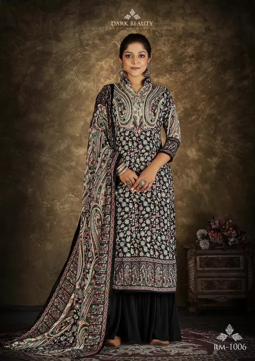 Wool print pashmina suits at wholesale prices  uploaded by Rv Products on 12/5/2022