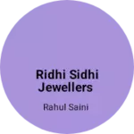 Business logo of Ridhi sidhi jewellers