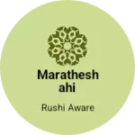 Business logo of Maratheshahi