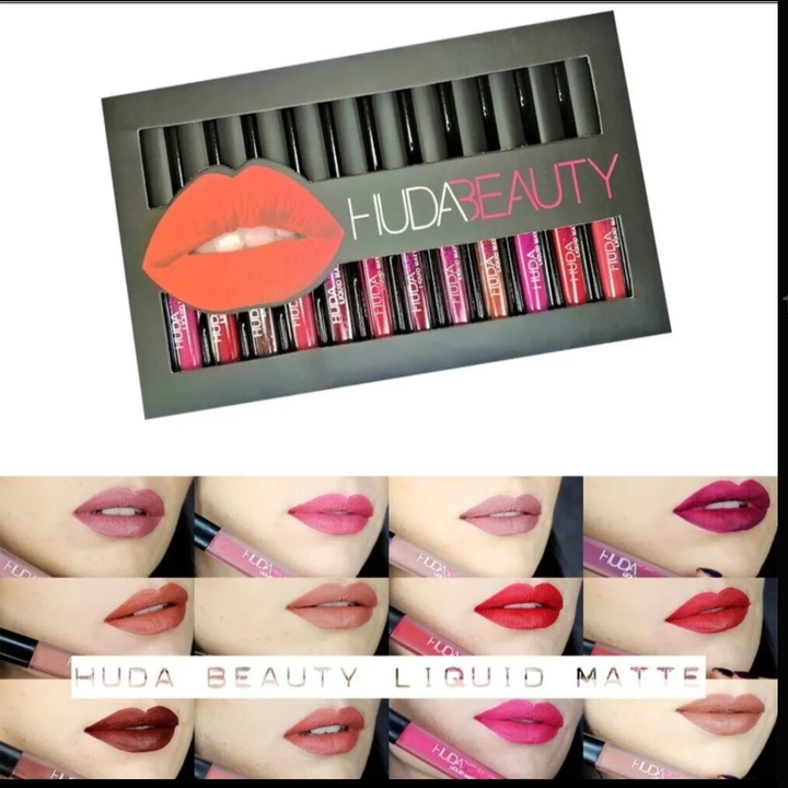 Huda beauty combo pack of 12 lipstick uploaded by M/S GUPTA TRADERS on 12/5/2022