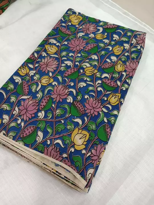 Kalamkari fine cotton fabric  uploaded by Mashaallah kalamkari collection on 12/5/2022