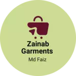 Business logo of Zainab garments