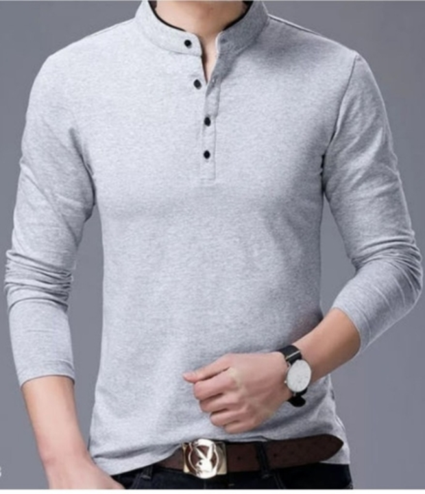 Solid Men Grey T-Shirt

Color :Grey

Type :Mandarin Collar

Sleeve :Full Sleeve

Fit :Regular

Fabri uploaded by Home delivery all india on 12/5/2022