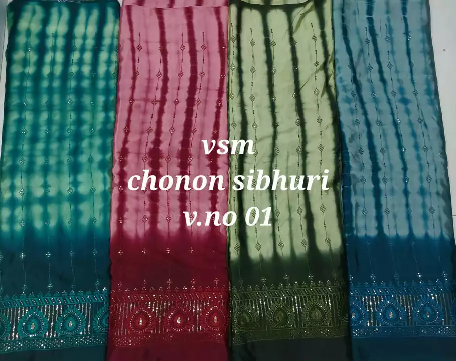 CHINNON SHIBORI D.NO 1 DAMAN uploaded by VANKAL SILK MILLS on 12/5/2022