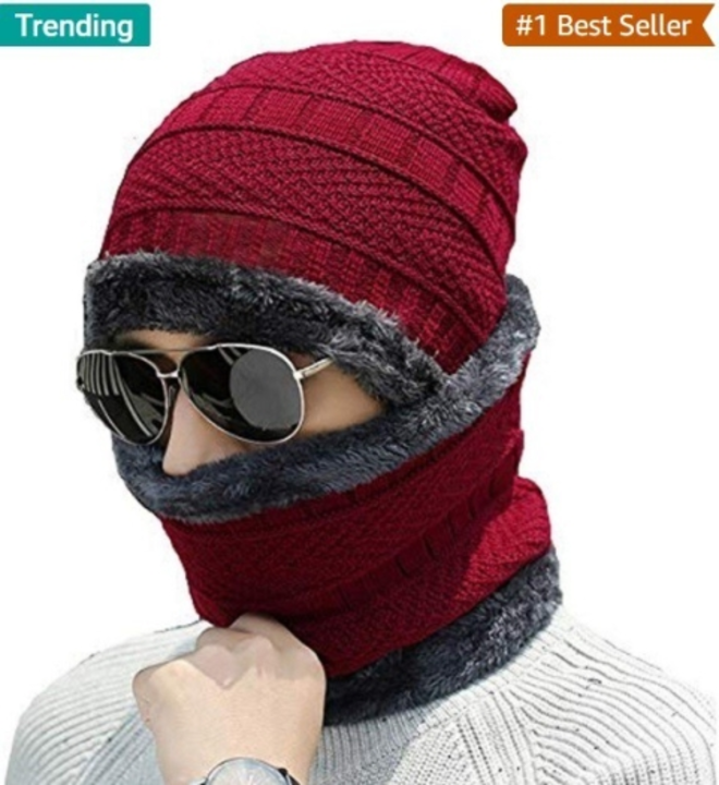 Stylish Woolen Soft Quality Winter Beanie Cap, (Free Size) Cap uploaded by Money Value Store on 12/5/2022