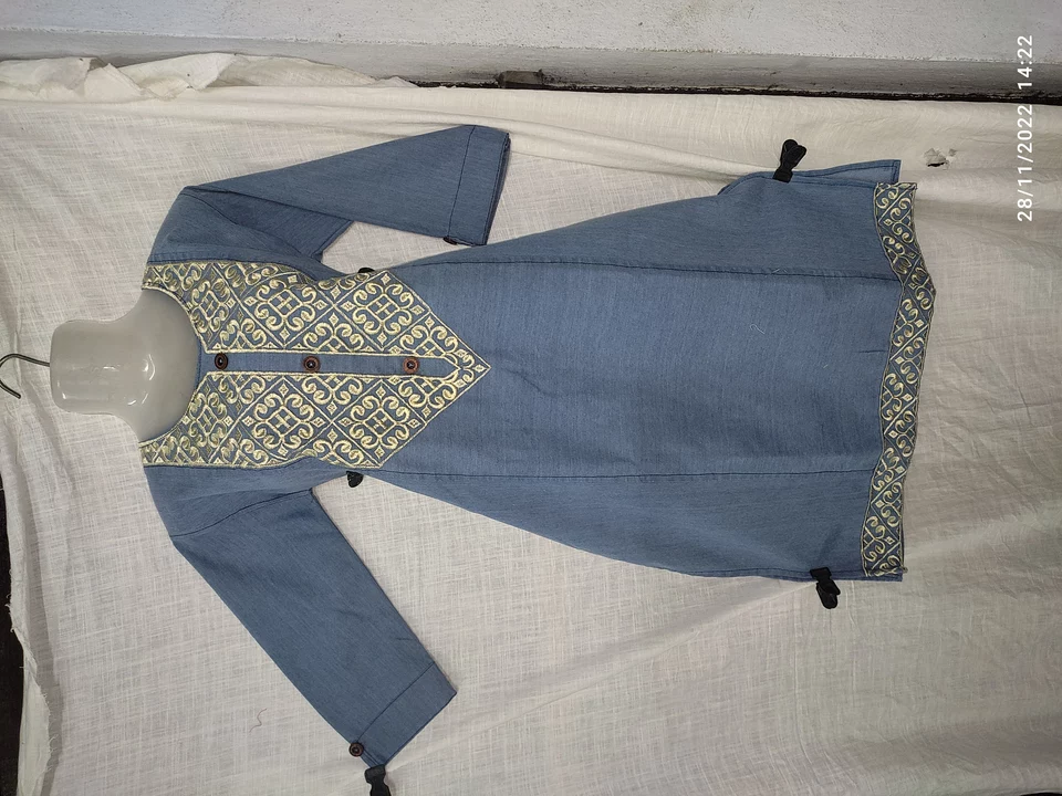 Denim kurti uploaded by GS collection on 12/5/2022