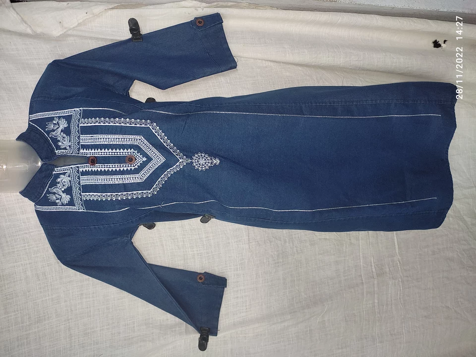 Denim kurti uploaded by GS collection on 12/5/2022