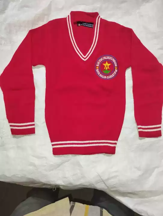 Post image I want to buy Maroon school sweater ava with a total order value of ₹10000. Please send price and products.